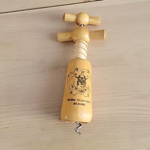 Reine Pedauque Beaune Wood Corkscrew